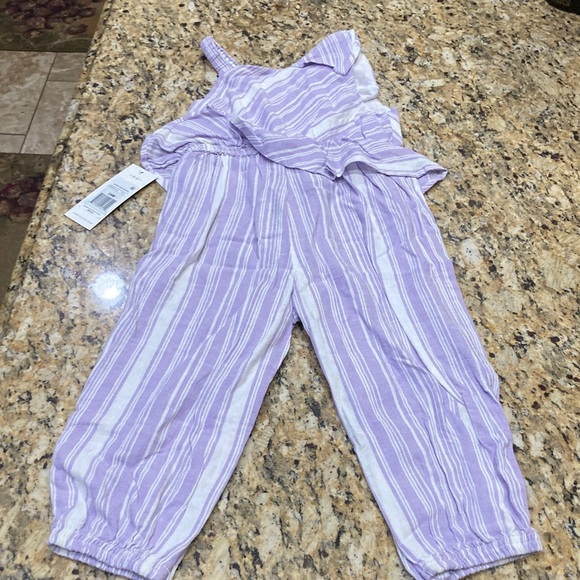 Habitual Purple and White Striped Outfit - Picture 7 of 8